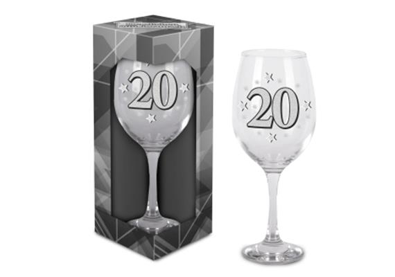 Jubiläumsglas 20