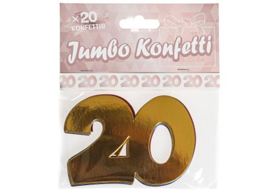 Jumbokonfetti 20. Geburtstag