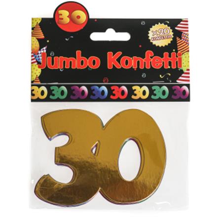 Jumbokonfetti 30. Geburtstag