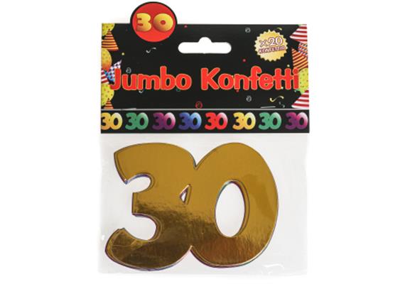 Jumbokonfetti 30. Geburtstag