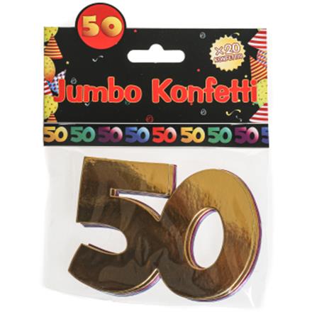 Jumbokonfetti 50. Geburtstag