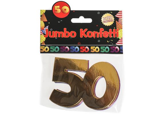 Jumbokonfetti 50. Geburtstag
