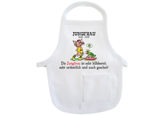 Jungfrau Sternzeichen Mini-Schürze