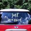 Just Married Autoaufkleber | Bild 1