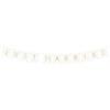 Just Married Banner Girlande weiss