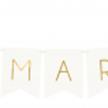 Just Married Banner Girlande weiss | Bild 1