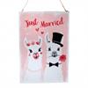 Just Married Lama Metallschild