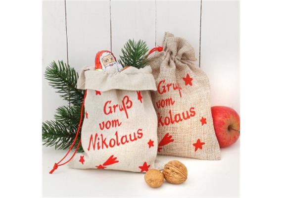 Jutesäckli Nikolaus (13x19 cm)