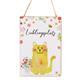 Katze Lieblingsplatz Holzschild (klein)
