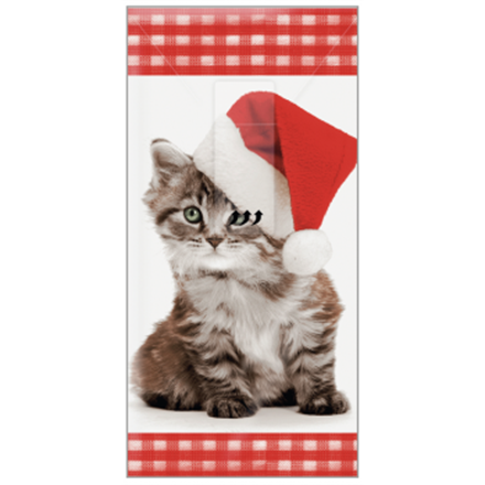 Katze Weihnachten Taschentuch