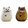 Katzen Holzfiguren (7 cm)