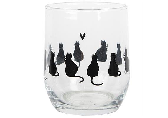Katzen Trinkglas