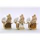 Katzen Winter Holzfiguren (11 cm)