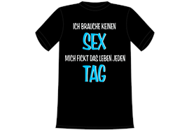 Kein Sex T-Shirt - XL