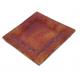 Kerzenteller Glas rot
