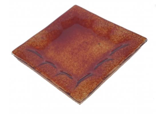 Kerzenteller Glas rot | Bild 1