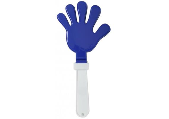 Klapperhand blau