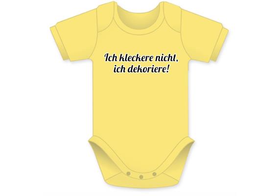 Kleckere Dekoriere Body - Grösse 74/80