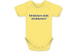 Kleckere Dekoriere Body - Grösse 74/80