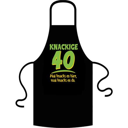 Knackige 40 Schürze