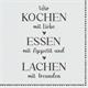 Kochen Essen Lachen Serviette