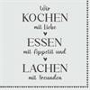 Kochen Essen Lachen Serviette
