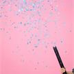 Konfettikanone Babyshower ROSA 60cm | Bild 3