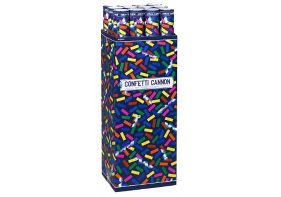 Konfettikanone bunt 40 cm (Display) | Bild 2