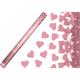 Konfettikanone Herz roségold 60 cm