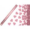 Konfettikanone Herz roségold 60 cm