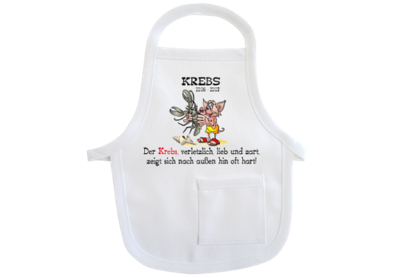 Krebs Sternzeichen Mini-Schürze