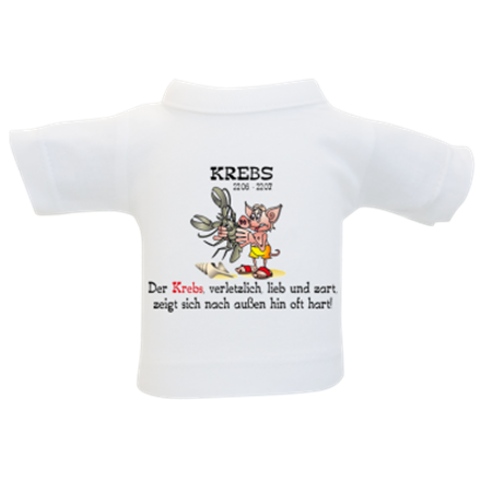 Krebs Sternzeichen Mini-T-Shirt