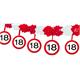Krepp Girlande 18. Geburtstag