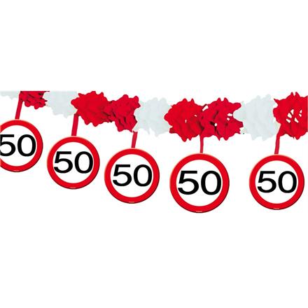 Krepp Girlande 50. Geburtstag