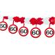 Krepp Girlande 60. Geburtstag