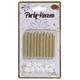 Kuchenkerzen Glitter gold