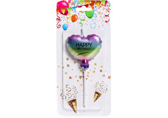 Kuchenkerzen Herz Happy Birthday | Bild 2