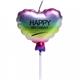 Kuchenkerzen Herz Happy Birthday