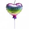 Kuchenkerzen Herz Happy Birthday