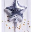 Kuchenkerzen Stern Happy Birthday | Bild 2