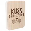 Kuss Haltestelle Holzaufsteller (gross)