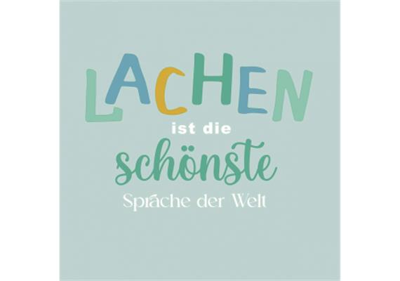Lachen Sprache Serviette