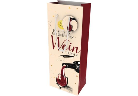 Leben Wein Geschenksack (Flasche)