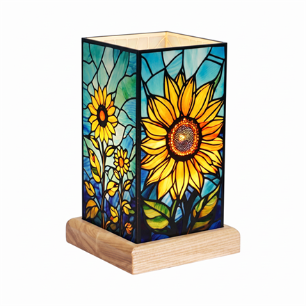 LED-Tischleuchte Sonnenblume