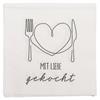 Liebe Besteck Servietten