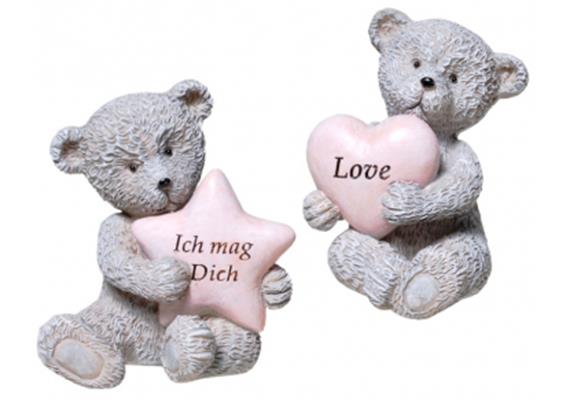 Liebesbären Herz Figuren