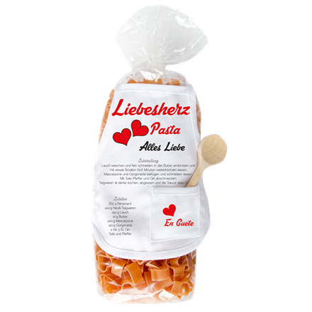 Liebesherz Herz Pasta