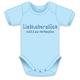 Liebhaberstück hellblau Body - Grösse 62/68
