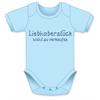 Liebhaberstück hellblau Body - Grösse 62/68