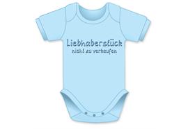 Liebhaberstück hellblau Body - Grösse 74/80